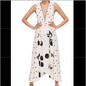 Elegant, versatile Topshop polka dot dress